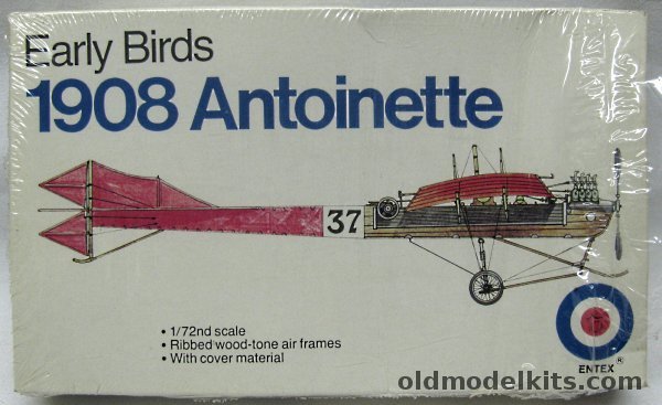 Entex 1/72 Antoinette 1908 Monoplane Early Birds - (Ex-Taimei), 8520B plastic model kit